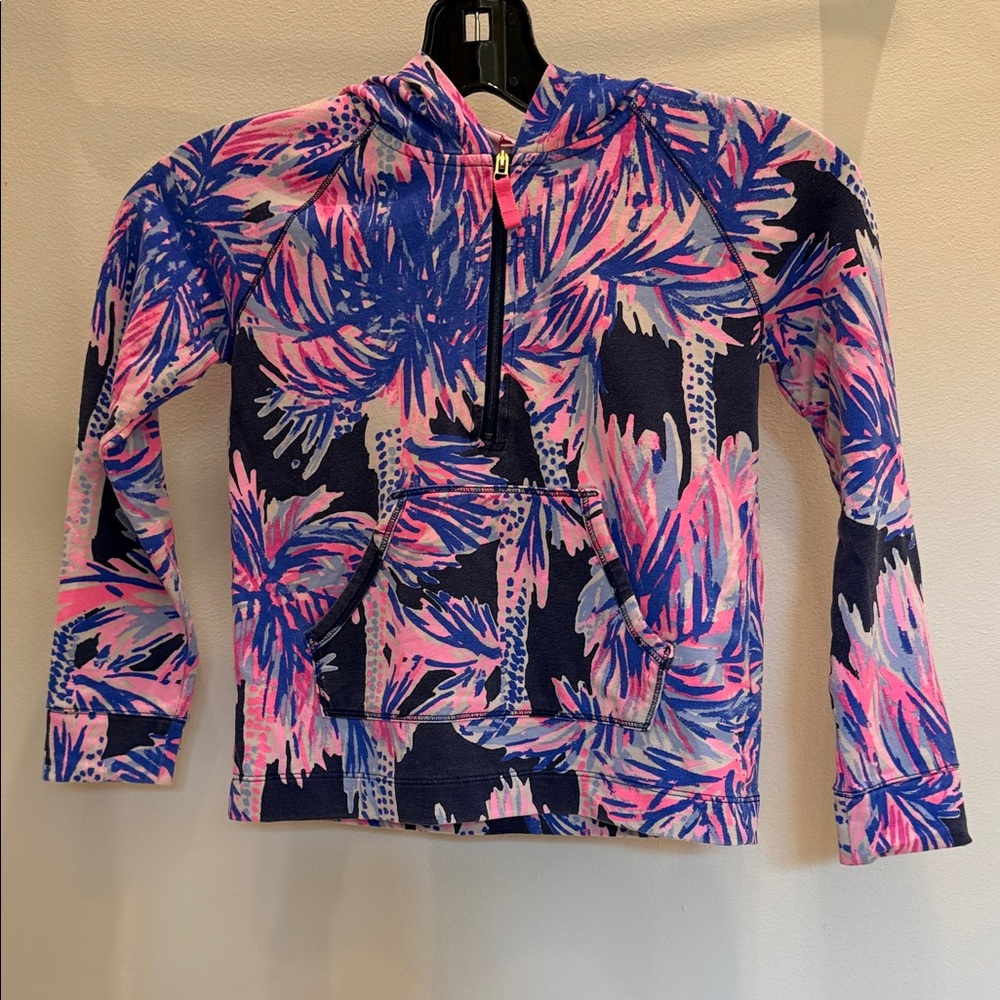 Kids Colorful Lily Pulitzer 1/2 zip hoodie